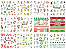 A1165-1176 Christmas Water Nail Sticker