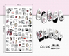 CA-306 3D Cartoon Characters Nail Sticker