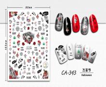CA-343 3D Halloween Nail Sticker
