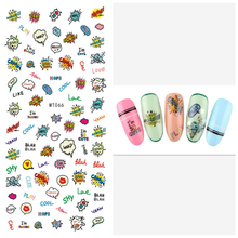 MT066-067 3D Cool Nail Art Sticker