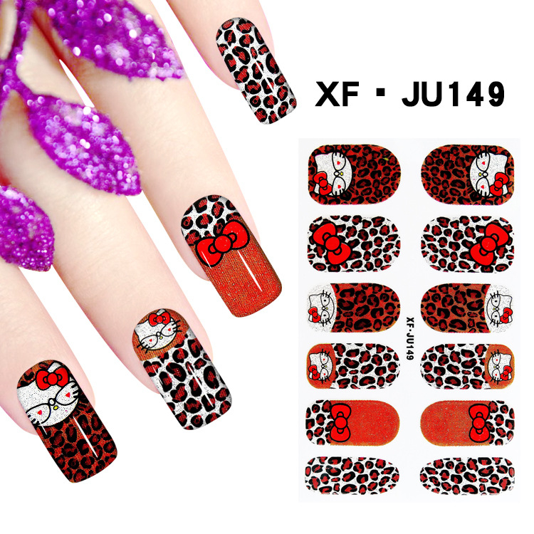 JU149 Full Cover Nail Polish Sticker 
