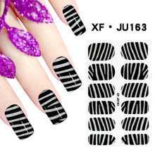 JU163 Full Cover Nail Polish Sticker 