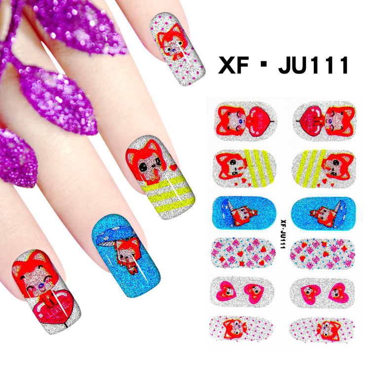 JU111 Nail Polish Sticker 