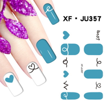 JU357 Full Cover Nail Polish Sticker 