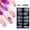 JU081 Full Cover Lace Nail Polish Sticker 