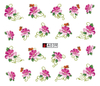 A037-042 Flower Water Nail Sticker