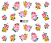 A025-030 Flower Water Nail Sticker