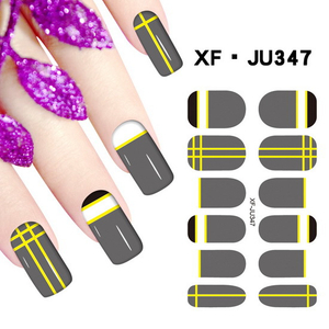 JU347 Full Cover Nail Polish Sticker 