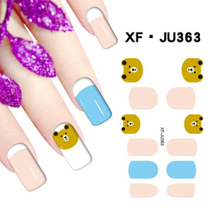 JU363 Full Cover Nail Polish Sticker 