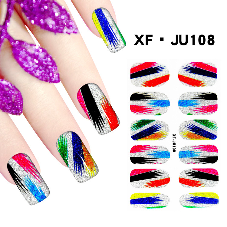 JU108 Nail Polish Sticker 