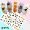 XF3106 3D Self Adhesive Halloween Nail Sticker 