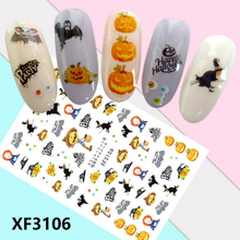 XF3106 3D Self Adhesive Halloween Nail Sticker 