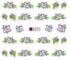 A223-228 Flower Water Nail Sticker