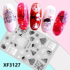 XF3127 3D Self Adhesive Christmas Nail Sticker 