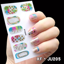 JU205 Full Cover Nail Polish Sticker 