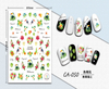 CA-050 3D Tropical Wind Nail Sticker