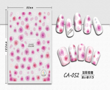CA-052 3D Translucent Rose Nail Sticker
