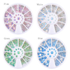 Nail Opal Rhinestones in Wheel