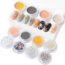 Nail Beads Nail Jewelry with Steel Beads Nail Decoration