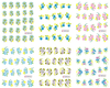 Flower Water Nail Sticker