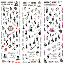 HOT280-282 Character Water Nail Sticker