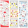 HOT295-297 Baymax Water Nail Sticker
