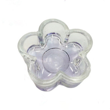 Glass Flower Shape Nail Art Dappen Dish