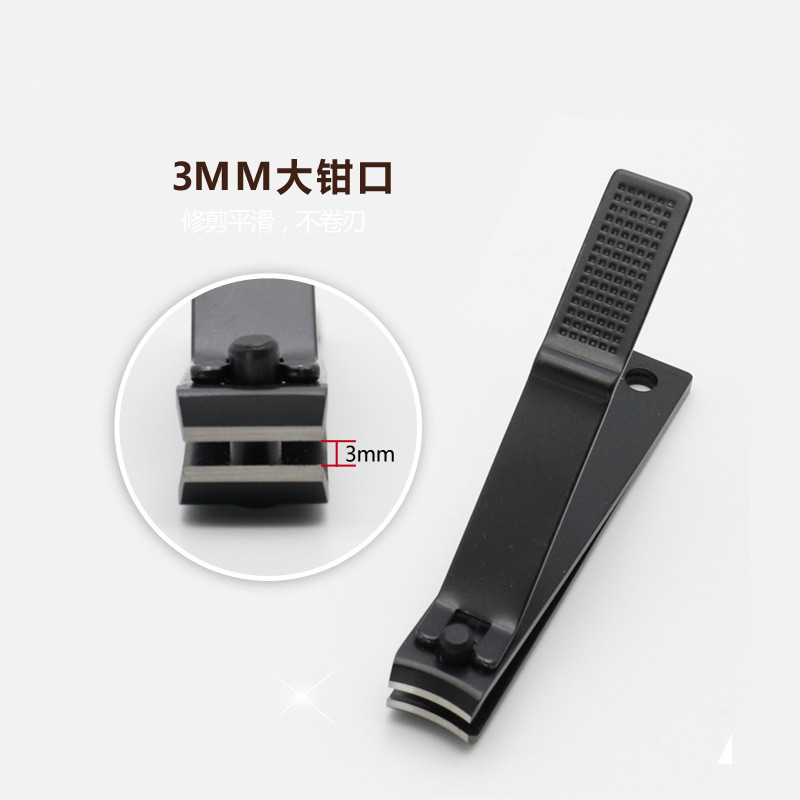 Black Finger Toe Nail Clipper