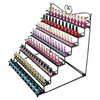 Metal Heart Design Nail Polish Display Rack Stand Organizer