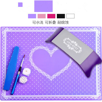 New Plastic Silicone Nail Art Cushion