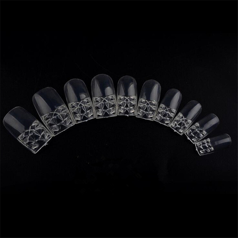 Transparent French Glaze False Nail Tips