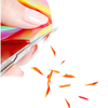 Holographic Glass Nail Art Foils Finger Mirror Stickers 