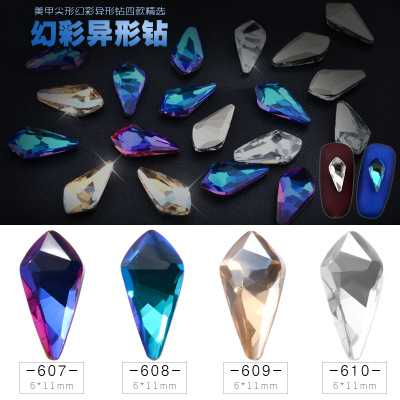Wholesales Nail Water Drop Shaped Diamond Crystal Rhinestones