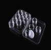 12 pcs Round Rhinestone Glitter Powder bottle Set