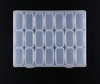 21 Slots Plastic Clear Nail Tools Storage Box