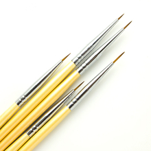 5pcs Wooden Drawing Brush Nail Liner Brush Set For Beauty