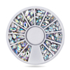 High Quality Nail Art Oval AB Rhinestones Decoration