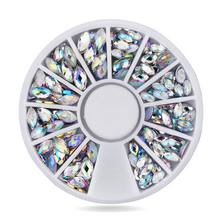 High Quality Nail Art Oval AB Rhinestones Decoration
