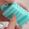 Flexible Soft Silicone Nail Cleaning Brush for Children and nail art
