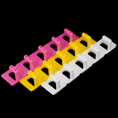 Removable False Nail Tips Display Stand Holder With 10 Nail Tip 