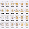 3d alloy rhinestones metal nail art decoration