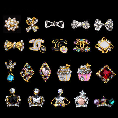 Crown bow Nail Art Decoration 