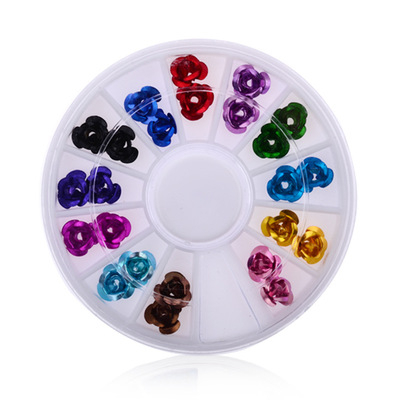 Nail Products Metal Petals Disc Nail Decoration
