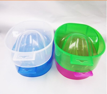 Half Clear Nail Art Manicure Care Soak Bowl