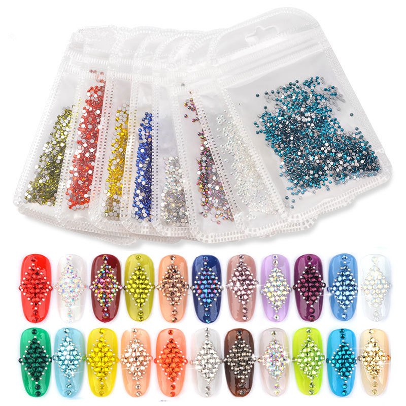 Nail Art Flat Rhinestone Diamond Manicure Symphony AB Rhinestone Decoration