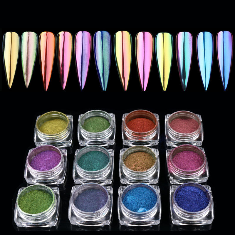 Nail Imported Optical Chameleon Mirror Powder