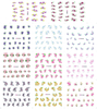 E093-102 3D Flower Simulation Nail Art Sticker