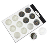 Colorful White AB Nail Sequins Set