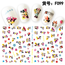 F099 DIY Design 3D Self Adhesive Mickey Mouse Nail Art Sticker