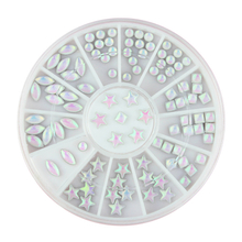 Mixed Shape AB Color Flatback Nail Rhinestone